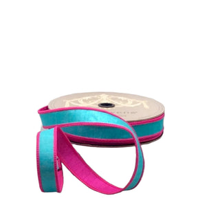 1X25 DOUBLE SIDED DUPION, TEAL HOT PINK