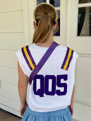 QOS - Purple Yellow Queen Team Vest