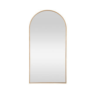 PIERSON 2 GOLD METAL WALL MIRROR - 36X72