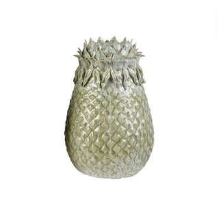 ST SIMON PINEAPPLE CERAMIC VASE - 11.5"