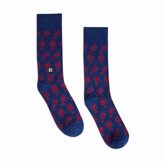 ADULT SOCKS - CRAWFISH (NAVY)