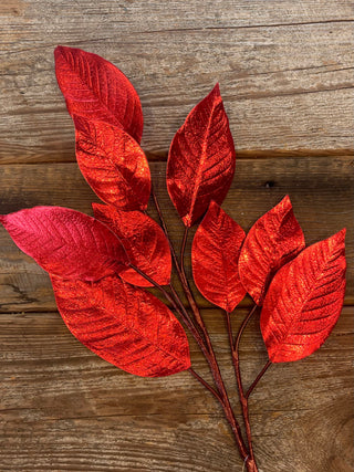 34.5'' RED LEAF SPRAY