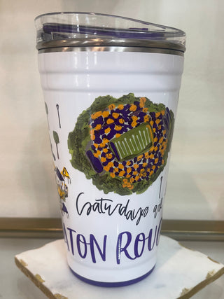 Saturdays in Baton Rouge Party Cup - 24 OZ