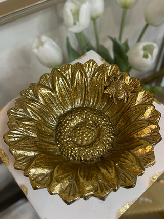 GOLDEN BEE TRINKET TRAY