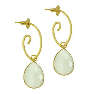 ALEGRA EARRINGS - ICE PEARL - BETTY CARRE