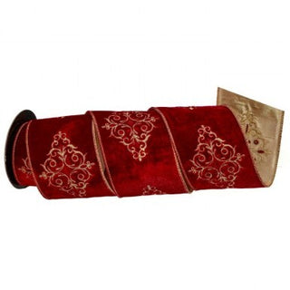 4X5 ROYAL VELVET JEWEL CENTER RIBBON