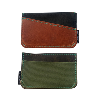 LEATHER CARD HOLDER (OLIVE DRAB)