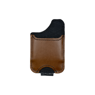 LEATHER PHONE WALLET (BLACK)