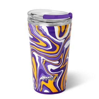 Fanzone Purple + Yellow Party Cup - 24 OZ