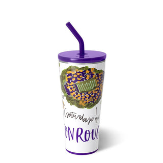 Saturdays in Baton Rouge Straw Tumbler - 32 OZ