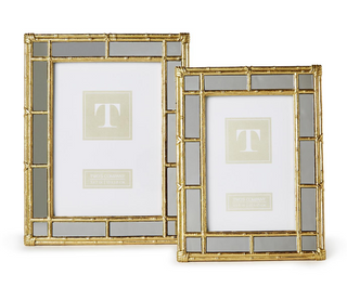 BAMBOO GOLD PHOTO FRAME