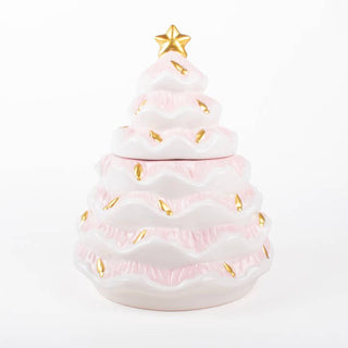 PINK TREE COOKIE JAR