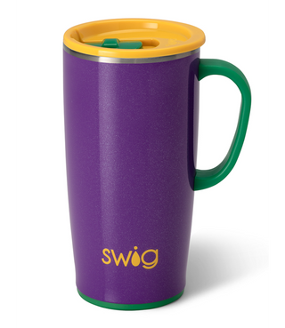 PARDI GRAS TRAVEL MUG - 22 OZ