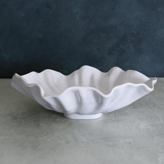 VIDA BLOOM LARGE BOWL - WHITE