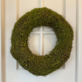 Moss Round Wreath - 24"