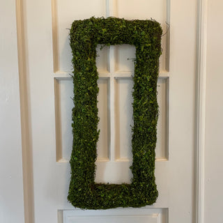 Moss Wreath - Rectangle - 25"